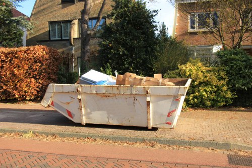Assessment of office items for clearance in Euston.